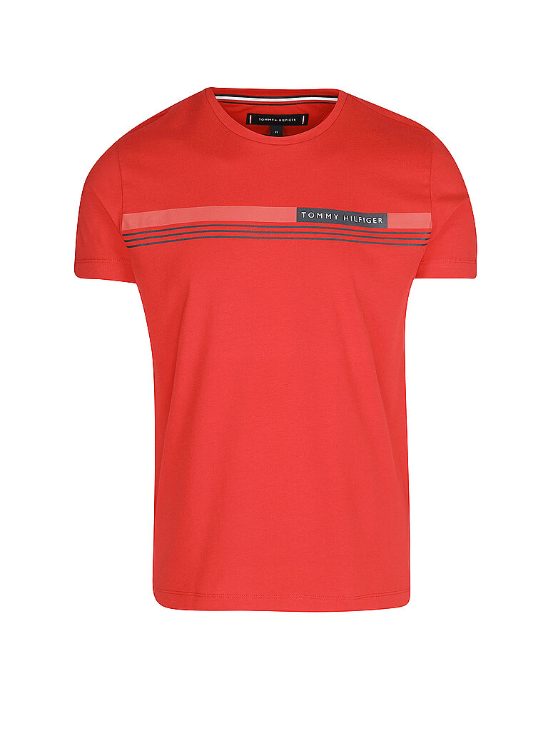 TOMMY HILFIGER T Shirt  rot | XL